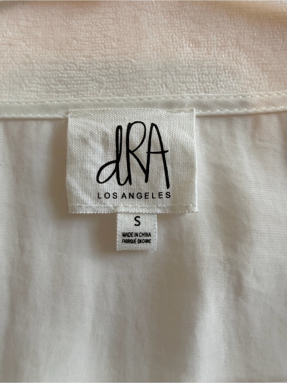 dRA Los Angeles White Flowy Sleeveless V-Neck Alhena Dress (Size Small) - Picture 6 of 10